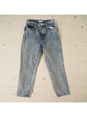BETRO SIMONE Light Wash 100% Cotton Button Fly Jeans Size 28